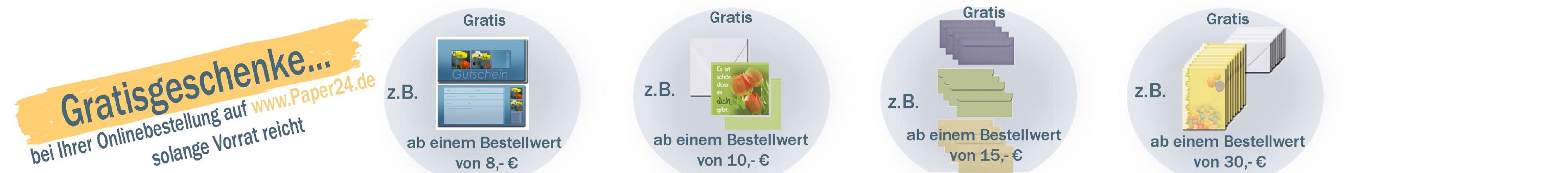 Gratisgeschenke ab..