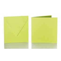 100  x 100 mm Briefumschlge mit Faltkarten