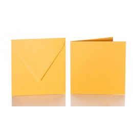 Envelopes with adhesive tape and folding cards