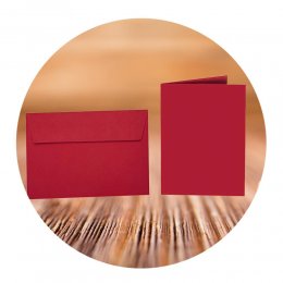 C6 Adhesive envelopes with folding cards