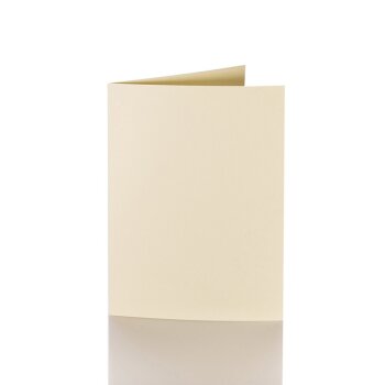 Folding cards 5.91 x 7.87 in - soft cream