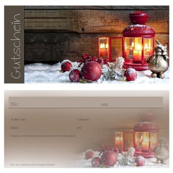 designed gift cards for Christmas 10x20