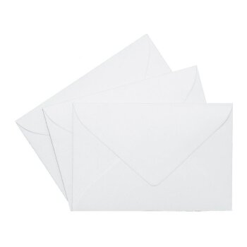 Briefumschläge 60 x 90 mm, 120 g/m² Weiß