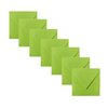 Square envelopes 5,51 x 5,51 in grass green with triangular flap