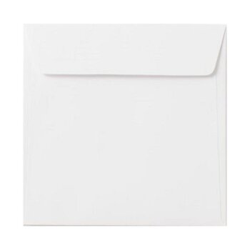 Enveloppes carrées 22x22 cm adhésif blanc