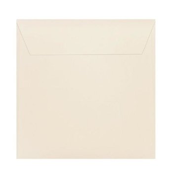 Enveloppes carrées 170x170 mm en crème délicate avec bandes adhésives