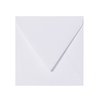 quadratische Briefumschläge 140x140 mm in Weiß mit Nassklebung