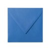 Quadratische Umschläge 140x140 mm Königsblau mit Dreieckslasche