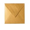 square envelopes 140x140 mm Gold moist seal