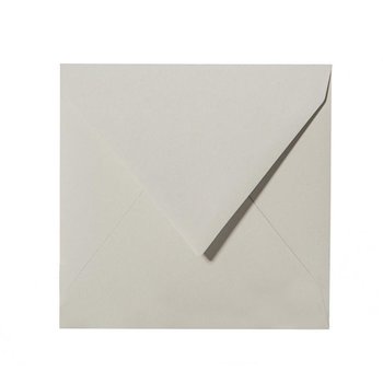 Quadratische Briefumschläge 10x10 cm Grau