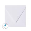 Square envelopes 5,12 x 5,12 in white with triangular flap