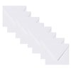 Enveloppes carrées 130x130 blanches à rabat triangulaire