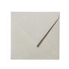 Square envelopes 5,12 x 5,12 in gray with triangular flap