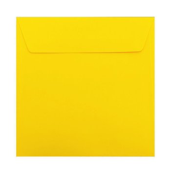 Square envelopes 6,69 x 6,69 in in sun yellow with...