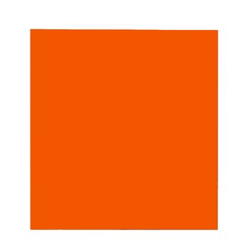 Buste quadrate 170x170 mm in mandarino con strisce adesive
