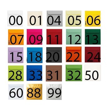 Enveloppes carrées 170x170 mm en lilas avec bandes adhésives