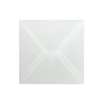 Square envelopes 5,91 x 5,91 in - transparent wet adhesive