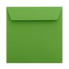 Briefumschläge quadratisch 22x22 cm Grasgrün haftklebend