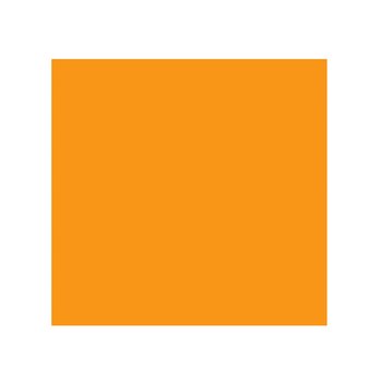 Square envelopes 4,33 x 4,33 in bright orange with triangular flap