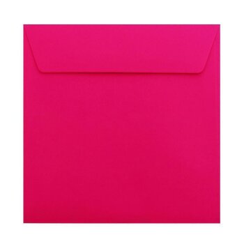Quadratische Briefumschl&auml;ge 185x185 Pink mit...
