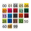 Quadratische Briefumschläge 185x185 mm in Leucht-Orange mit Haftstreifen