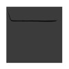 Quadratische Briefumschläge 185x185 mm in Schwarz mit Haftstreifen