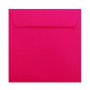 Briefumschläge quadratisch 22x22 cm in Pink haftklebend