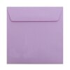 Envelopes square 8,66 x 8,66 in in lilac adhesive