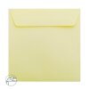 Envelopes square 8,66 x 8,66 in in light yellow adhesive