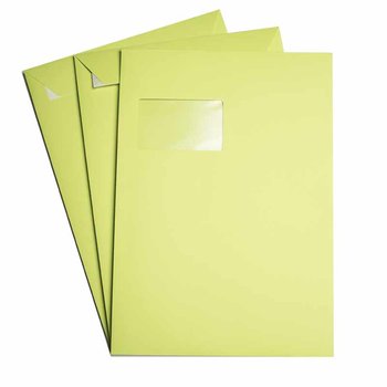 DIN C4 envelopes apple-green