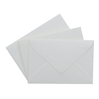 Mini Briefumschlag 60 x 90 mm in Grau mit Dreieckslasche