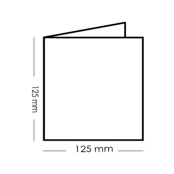 Faltkarten 125 x 125 mm, 240g - Weinrot