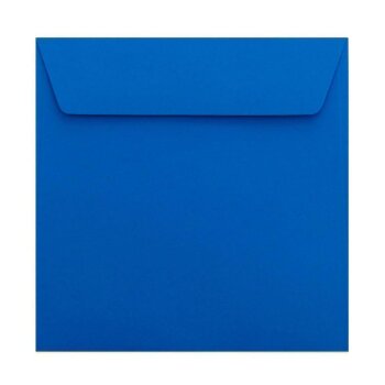 25 buste 185 x 185 mm, 120 g / m² in blu reale