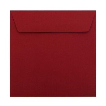 25 envelopes 8.66 x 8.66 in, 120 g / m² in Bordeaux