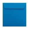 25 enveloppes 220 x 220 mm, 120 g / m² en bleu intense