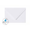 Envelopes 4,73 x 7,09 in - "Claudia" white with inner lining - 100 g / sqm