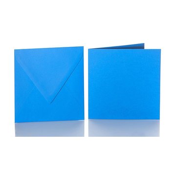 25 square envelopes 125 x 125 mm + 25 folded cards 120 x...