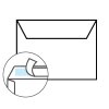 Transparent envelopes DIN B6 (4,92 x 6,93 in) with adhesive strips
