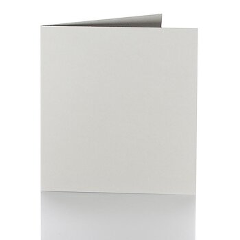 Cartes pliantes 150 x 150 mm, 240g gris