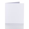 Cartes pliantes 120 x 120 mm, 240g blanc