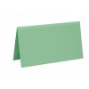 25 marque-places, cartes pliantes, marque-places 5x9 cm en vert clair