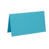 25 marque-places, cartes pliantes, marque-places 5x9 cm en bleu