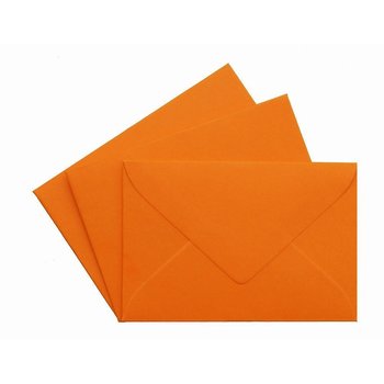 25 envelopes 2.36 x 3.54 in, 120 g/m² Orange