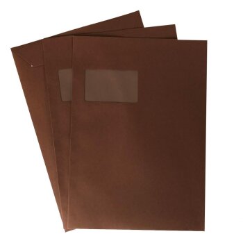 C4 Envelopes Chocolate Brown