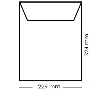 Enveloppes C4 Brun chocolat