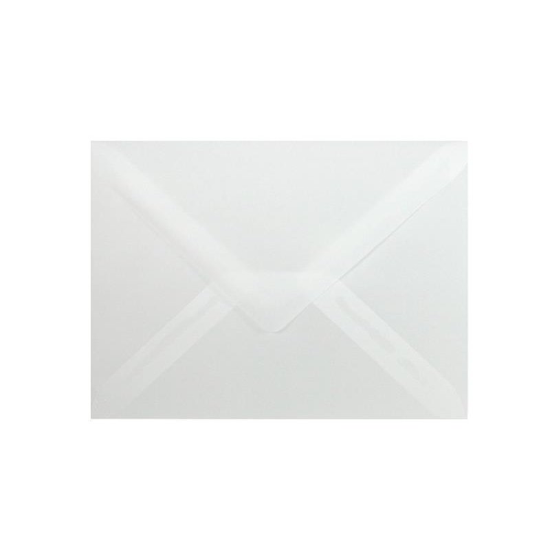Mini envelopes 2,05 x 2,79 in, 120 g / m² transparent wet adhesive