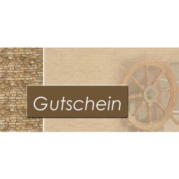 designed gift cards 98 x210 mm GG25 Mauerwerk inkl. DIN...
