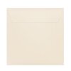 Square envelopes 4,92 x 4,92 in soft cream with adhesive strips