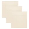 Enveloppes carrées 125x125 mm crème souple avec bandes adhésives