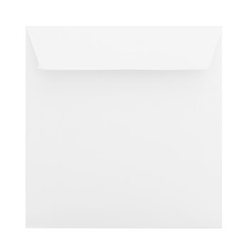 Enveloppes carrées 125x125 mm blanches avec bandes...